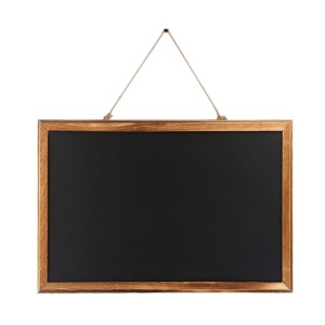 Hanging Wooden Blackboard